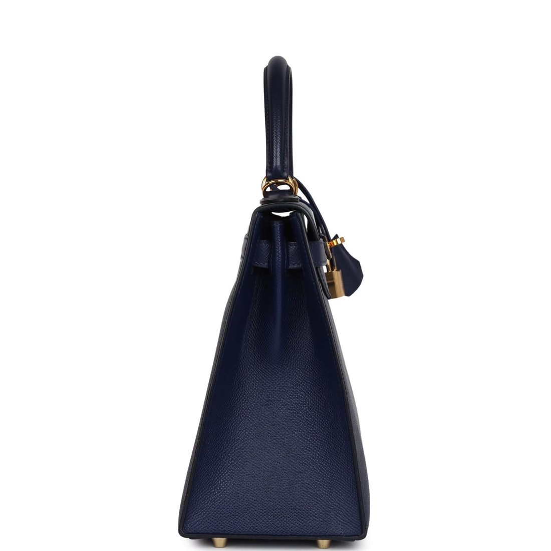 New Hermes Kelly Sellier 28 Bleu Saphir Epsom Gold Hardware