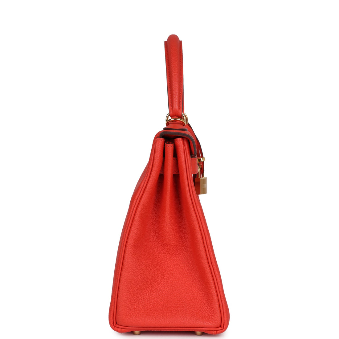 New Hermes Kelly Retourne 28 Capucine Togo Gold Hardware