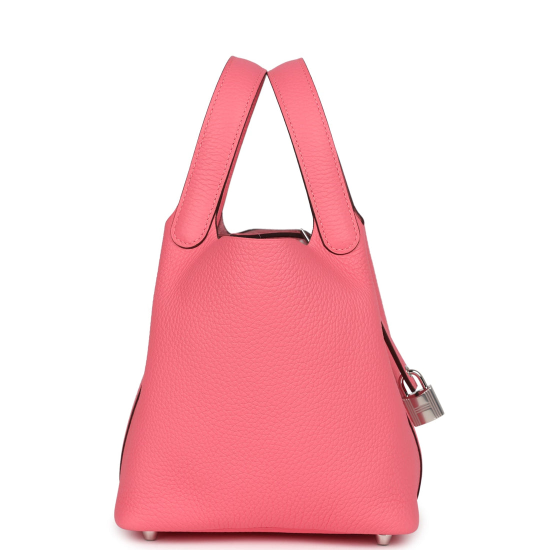 Hermes Picotin Lock 18 Rose Azalee Clemence Palladium Hardware