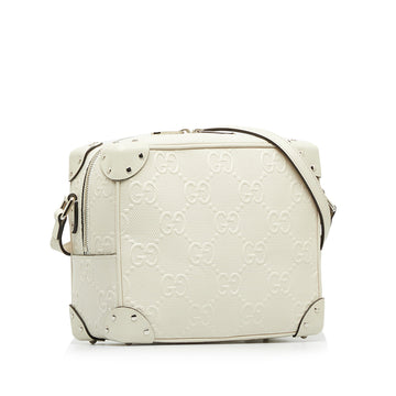 GUCCI VS Embossed Perforated Square Bag