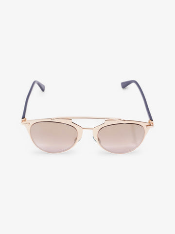 Christian Dior 3210R Sunglasses Gold / Blue Acetate 140mm