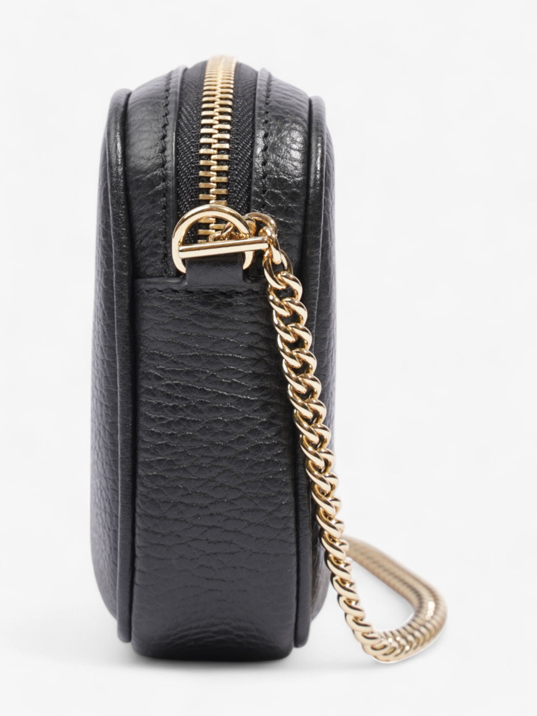 Gucci CS Marmont Super Mini Shoulder Bag Black Leather Super Mini