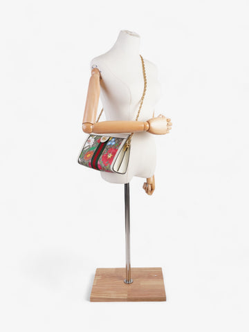 Gucci CS Flora Ophidia CS Supreme / White / Multicoloured Canvas