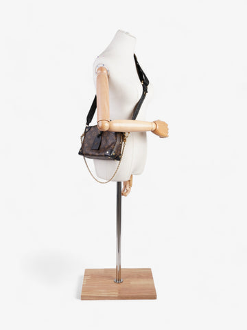 Louis Vuitton Petite Malle Monogram / Black Coated Canvas