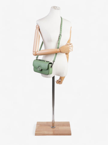 Gucci CS Shoulder Bag Light Green Leather Mini