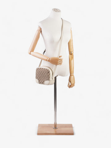Gucci Bree Beige And Ebony CS Supreme Canvas