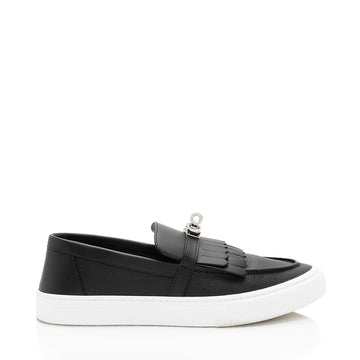 Hermes Calfskin Game Slip On Sneakers - Size 9.5 / 39.5 (SHF-EpHXjH)
