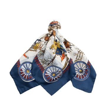 Hermes Vintage Silk The Bull & Mouth Regent's Circus Piccadilly 90cm Scarf