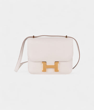 Hermès Constance 18 Mushroom Chevre Mysore Gold Hardware