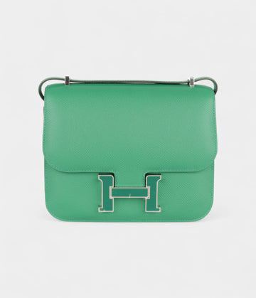 Hermès Constance 18 Vert Vertigo Epsom Palladium Hardware