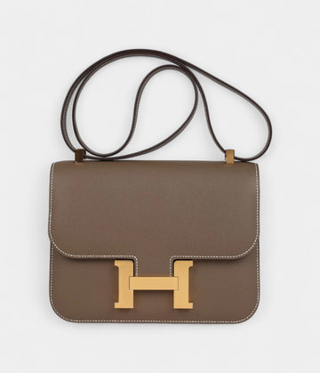 Hermès Constance 24 Etoupe Epsom Gold Hardware