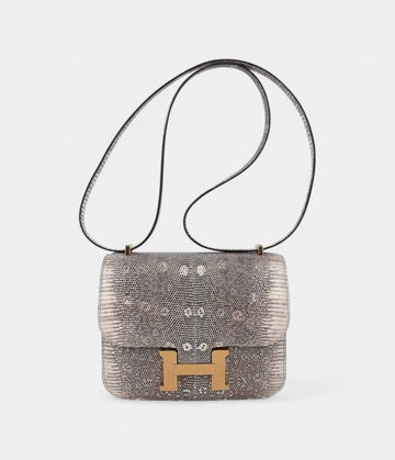 Hermes Constance Bag 18 Ombre Lizard Gold Hardware