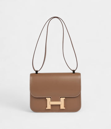 Hermès Constance 24 Etoupe Tadelakt Leather