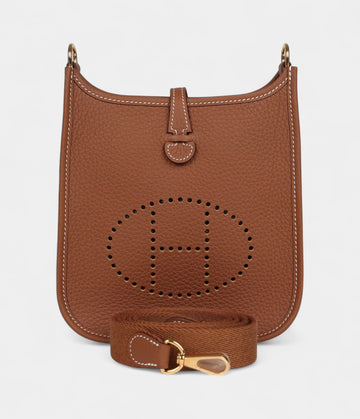 Hermès Evelyne TPM Gold Clemence Gold Hardware