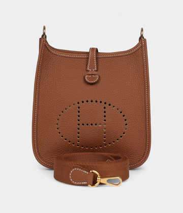 Hermès Evelyne TPM Gold Clemence Gold Hardware