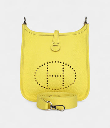 Hermès Evelyne TPM Lime Clemence Palladium Hardware