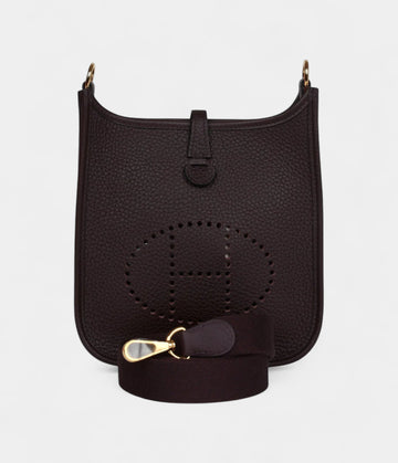 Hermès Evelyne TPM Rouge Sellier Clemence Gold Hardware