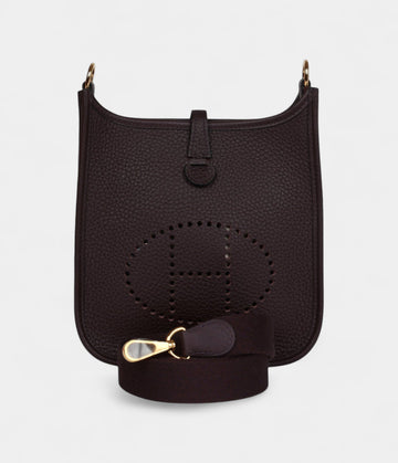 Hermès Evelyne TPM Rouge Sellier Clemence Gold Hardware