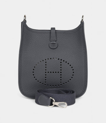 Hermès Evelyne TPM Slate Clemence Palladium Hardware
