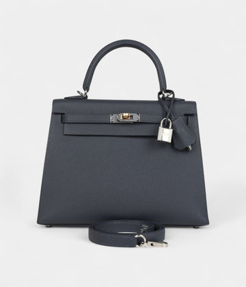 Hermes Kelly 25 Slate Epsom Electrum Hardware