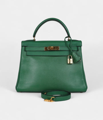 Hermes Kelly 28 Benghal Courchevel Gold Hardware