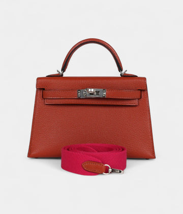 Hermès Kelly Sellier 20 Copper Goat Mysore Palladium Hardware
