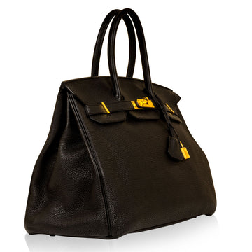 Birkin 35 - Black Togo - GHW