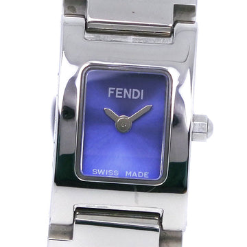 FENDI Watches Quartz 3150L Stainless Steel purple purple dial Women Used