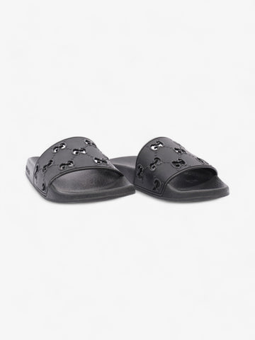 Gucci CS Slides Black Rubber EU 37 UK 4