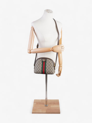 Gucci Ophidia CS Supreme / Brown Canvas Small
