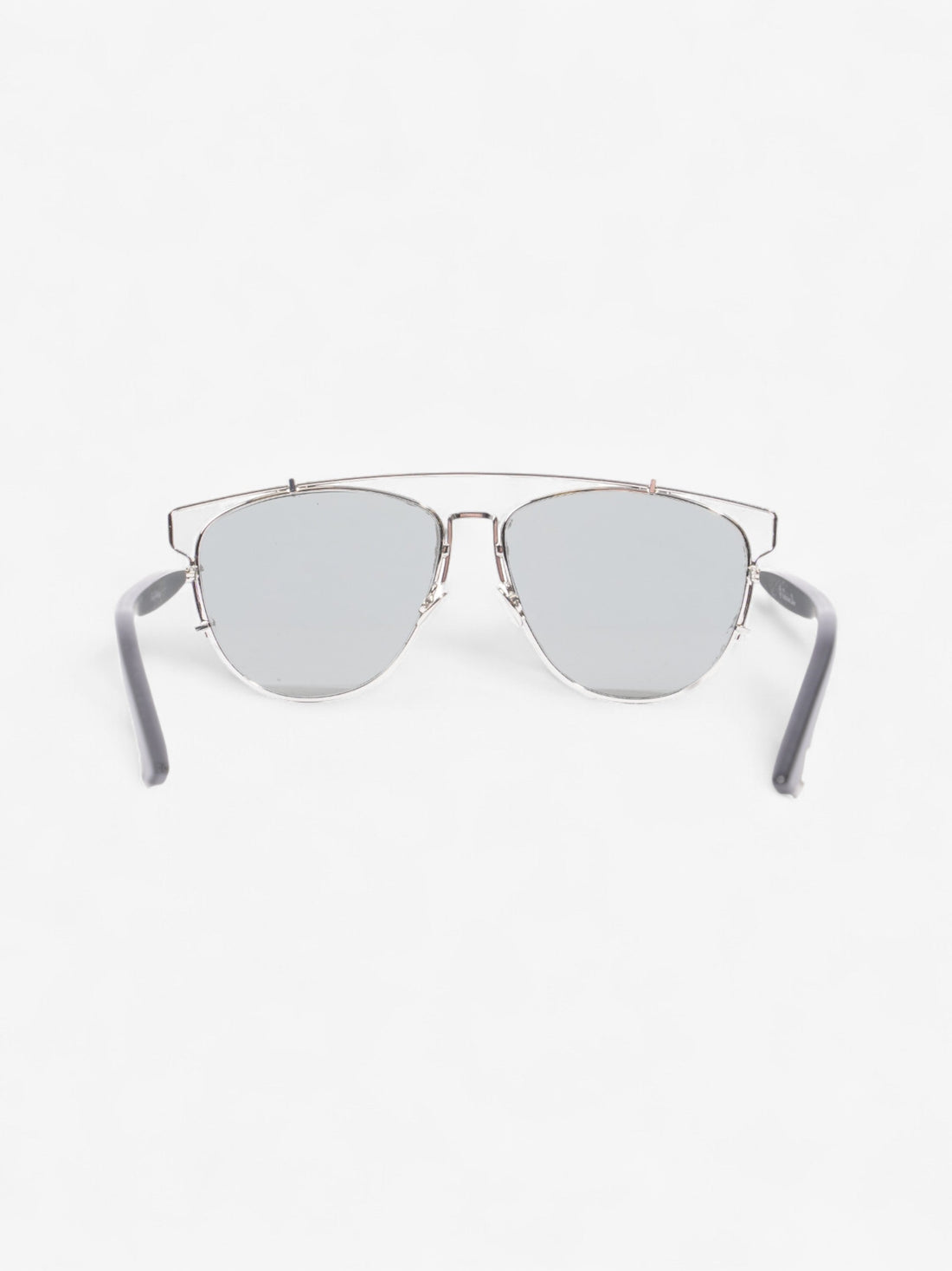 Christian Dior Technologic Sunglasses Silver / Black Acetate 145mm