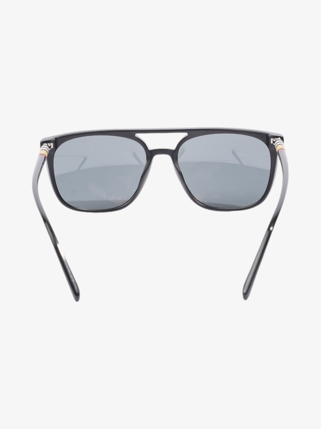 Burberry Aviator Sunglasses Black / House Check Acetate 145mm