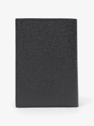 Louis Vuitton Passport Cover Black Leather