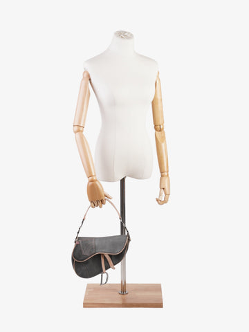 Christian Dior Saddle  Grey / Pale Pink Denim