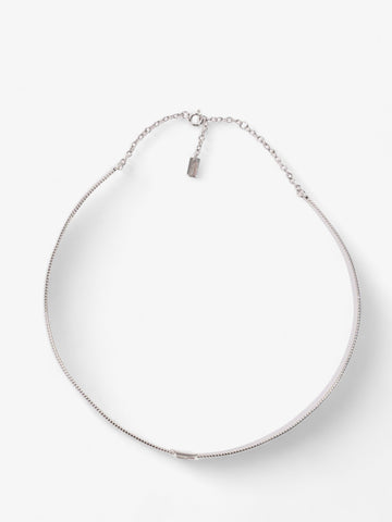 Fendi Small FF Choker Silver Base Metal
