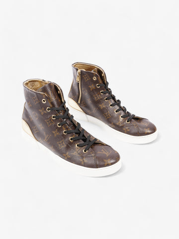 Louis Vuitton Frontrow High-top Sneakers Monogram / Gold Coated Canvas EU 40 UK 7