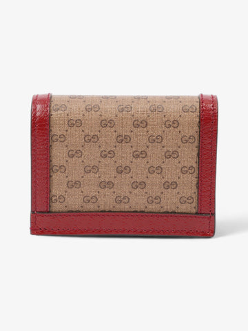 Gucci Doraemon Wallet Red / CS Supreme Coated Canvas