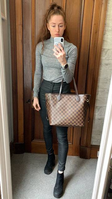 Louis Vuitton Neverfull MM Damier Ebene Cherry Interior (RRP £1,410)
