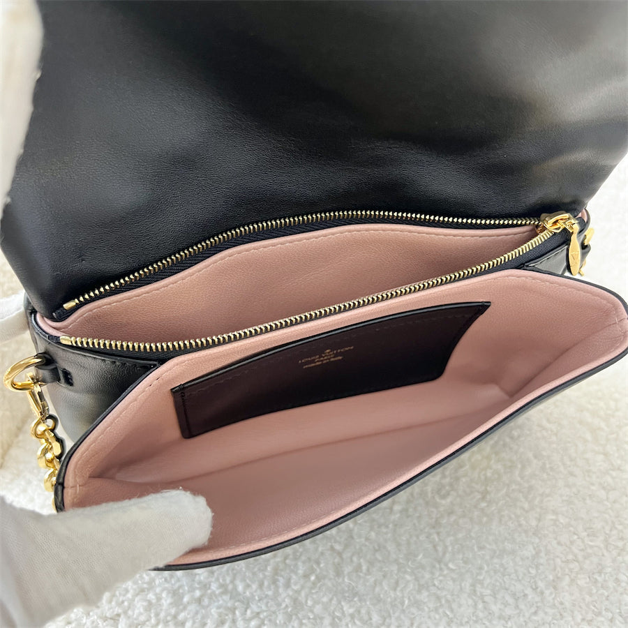 LV Pochette Coussin in Monogram Embossed Lambskin and GHW