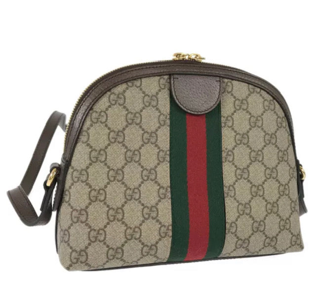 GUCCI OPHIDIA CS SUPREME SHERRY LINE CROSSBODY BAG