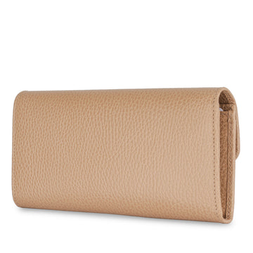 Gucci Interlocking CS Long Wallet - Beige