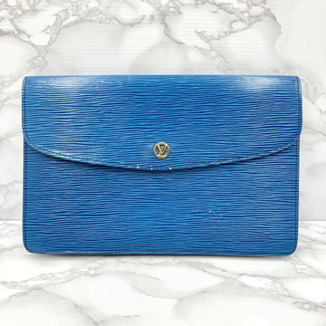 LOUIS VUITTON Epi clutch bag