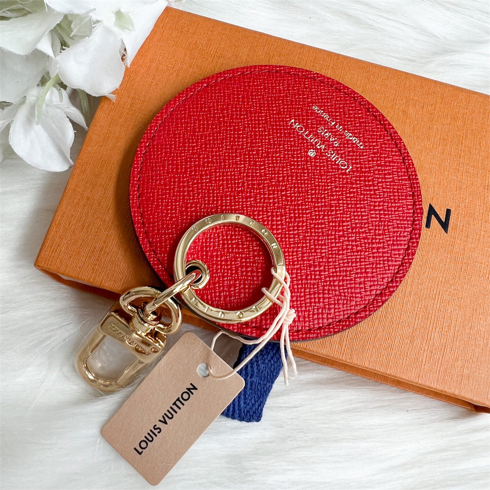 LV Round Bag Charm in Monogram Canvas GHW (Vivienne in Paris)