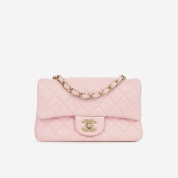 Chanel Chanel - Mini Rectangular - Pink Lambskin CSHW -