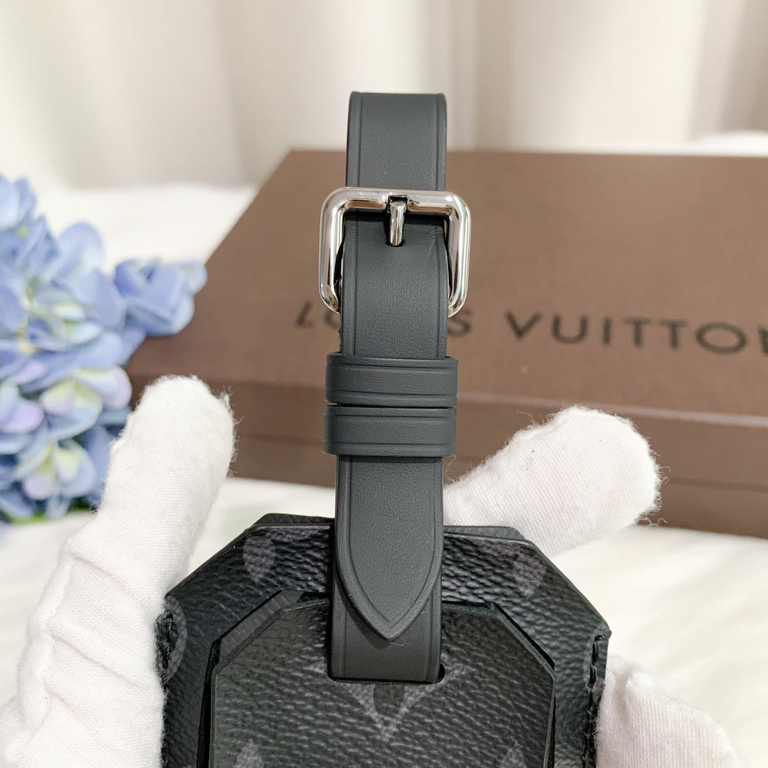 LV LuCSage Tag in Monogram Eclipse Canvas