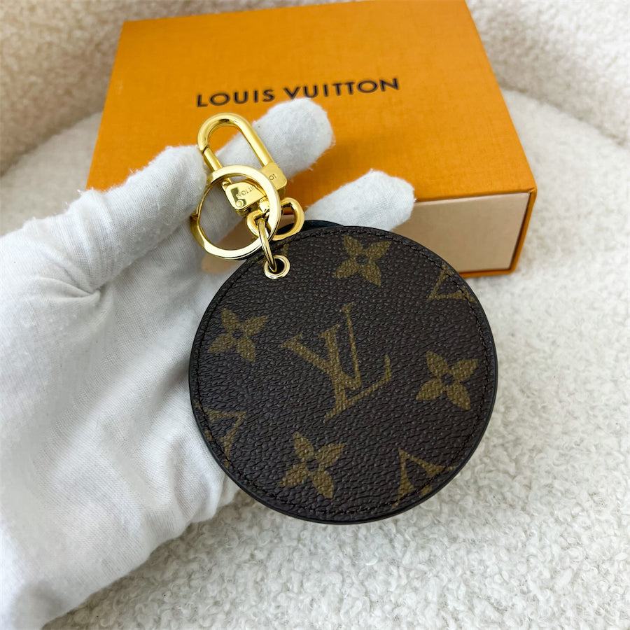 LV Monogram Reverse Canvas Key Holder and Bag Charm