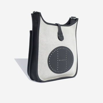 Evelyne PM - Noir Clemence / Ecru Toile PHW