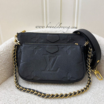 LV Multi Pochette Accessoires MPA in Black Empreinte Leather and GHW