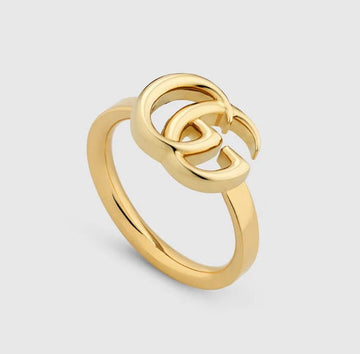 GUCCI CS RUNNING YELLOW GOLD RING
