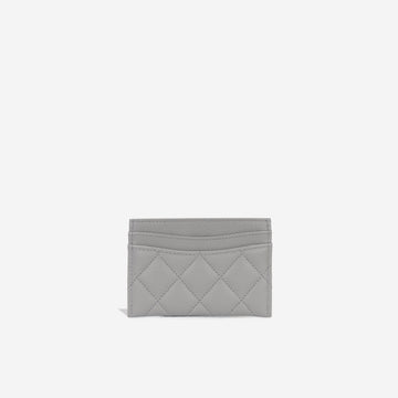 Chanel Classic Card Holder - Grey